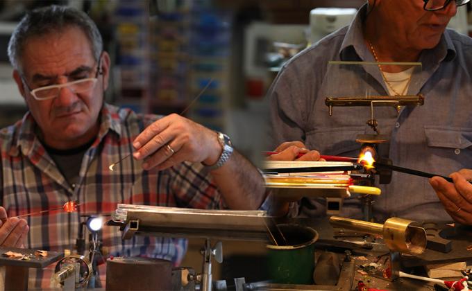 Mystic Mermaid Glass Friendship Bracelet With 8 Mm Frosted White Glowing Moonstone Beads Bracelet Italian Multicolor Sommerso Sparkling Beads Handmade 0