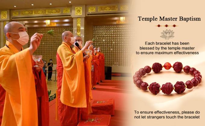 Bracelet Feng Shui Richeur et chance, Bracelet Feng Shui Cinnabar pierre du zodiaque Bracelet de richesse Prospérité Bouddha Perles Bracelet élastique pour les femmes bijoux 2