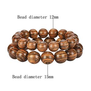 Bracelet en bois d'agar Des perles rondes Les meilleures ventes Bracelet en bois d'aigle Bracelet de prière Bracelet de perles Mala Bracelets à perles pour hommes femmes 0