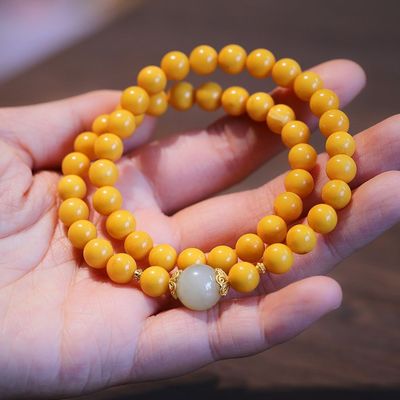 Wholesale Unisex Natural Stone Bead Crystal Bracelets Trendy Crown-Shaped Reiki Healing Mainly Agate Pearl Amber For Gifts