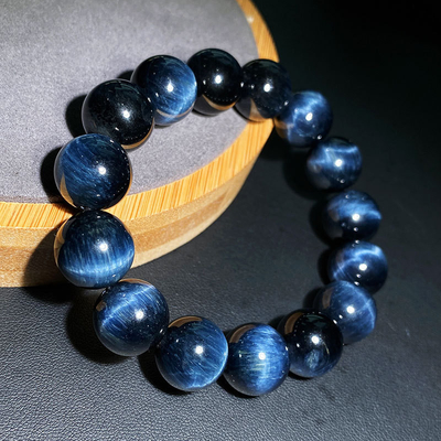 Blue Tiger Eye Fashion Jewelry Moonstone Beaded Elastic Charm Bracelets Adjustable Blue Opal Cat'S Eye Butterfly Moonlight Bracelets For Women