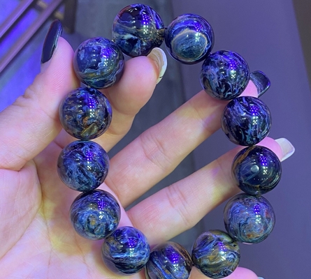 High Quality Natural Pietersite Bracelet Healing Stones Blue Petersitie Stone Bracelets For Gift Reiki Phoenix Pietersite Bead Bracelets for Healing