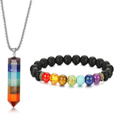 Natural Stone Crystal Hexagonal Column Double Tip Irregular Yoga Stone Loose Stone Jewelry Wholesale Polyhedron Pendulum Hexagonal Column Pendant
