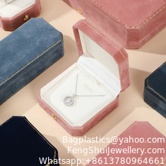 Gold-Stamped Jewelry Box High-End Ring Box Jewelry Set Box Bracelet Bracelet Necklace Storage Box European Style Jewelry Box