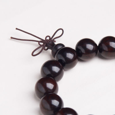 High Quality Handmade 16 - 18mm Pure Natural Luxury 100% Agarwood Oud Wood Bead Bracelets No Resin Authentic