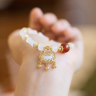Mystic Mermaid Glass Friendship Bracelet With 8 Mm Frosted White Glowing Moonstone Beads Bracelet Italian Multicolor Sommerso Sparkling Beads Handmade