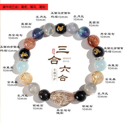 Strong Healing Crystal Bracelet 8MM Genuine Stone Bracelet Lucky Beaded Bracelet Chakra Bracelet 6.5 Inch Positive Energy Bracelet Inspirational Gifts For Women Mom