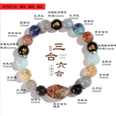 Strong Healing Crystal Bracelet 8MM Genuine Stone Bracelet Lucky Beaded Bracelet Chakra Bracelet 6.5 Inch Positive Energy Bracelet Inspirational Gifts For Women Mom