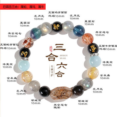 Strong Healing Crystal Bracelet 8MM Genuine Stone Bracelet Lucky Beaded Bracelet Chakra Bracelet 6.5 Inch Positive Energy Bracelet Inspirational Gifts For Women Mom
