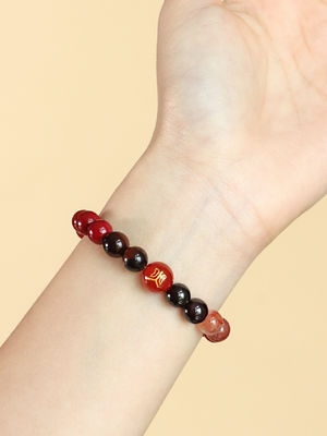 Stress Relief Anxiety Yoga Bracelet,Crystal Stone Mantra Bracelets For Women Natural Beaded Birthday Gifts Inspirational Bracelet For Men