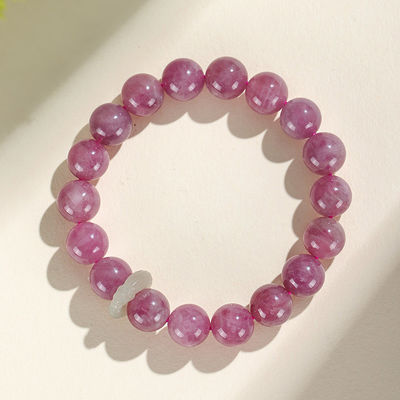 Pink Quartz Bracelet Natural Stone Beaded Bracelets Handmade Stretch Gemstone Bracelet Healing Crystal Bracelet Healing Jewelry Gifts For Women Girls
