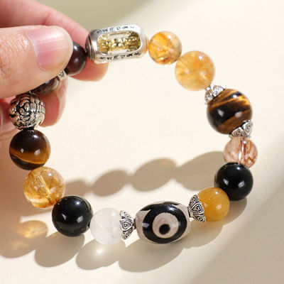 Wholesale Crystal Rose Quartz Anxiety Ladies Love Crystal Beads Bracelet Natural Friendship Gifts Real Gemstone Bracelet