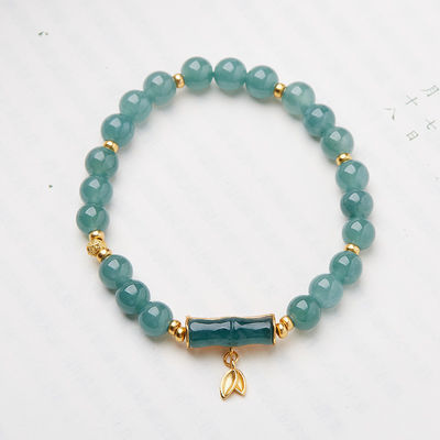 Charm Beads Bracelet Natural Stone Crystal Bracelets Healing Natural Jade Stone Bracelet Manufacturer Prices Real Stones For Charm Bracelet