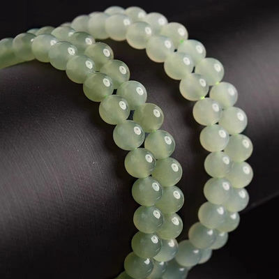 Fashion Jewelry Natural Healing Crystal Green Jade 10mm Bracelets Beaded Bracelets Gemstone Bead Bracelet For Gifts