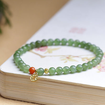 A Grade Green Jadeite Jade Bracelet Classic Shape Natural Gemstone Jadeite Bracelet Jade Round Fashion Bracelet JADE Bangles
