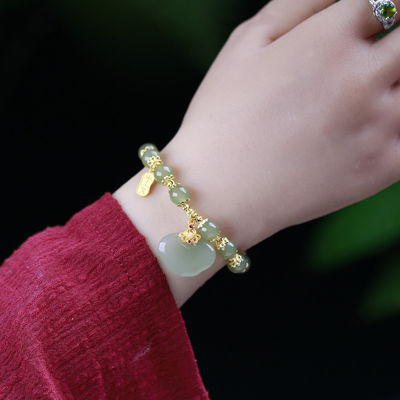 Genuine Natural Jadeite Circular Beads Jade Bracelet Men'S And Women'S Jade The Hand Strings Wholesale Handcarved Jadeite Bracelet Jade Jewelry Burma Jade Bangle Bracelet