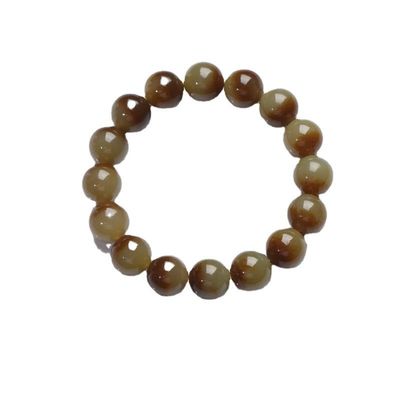 Natural Jade Stone Bracelet Jade Jewelry  6mm 8mm10mm 12mm 14mm Natural White Jade Stone Round Beads Friendship Bracelet Handmade Jewelry