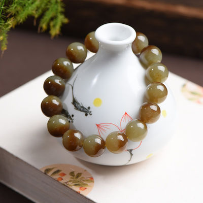 Natural Jade Stone Bracelet Jade Jewelry  6mm 8mm10mm 12mm 14mm Natural White Jade Stone Round Beads Friendship Bracelet Handmade Jewelry
