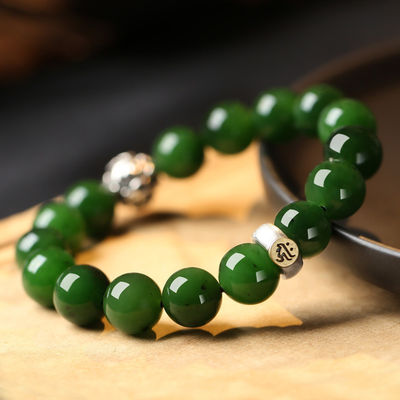 Blessing Protection Safe Precious Hetian Jade Nephrite Jade Bangle AAA High Quality Nephrite Green Jade Bangle&Bracelet For Women Gift