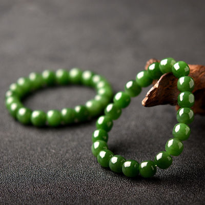 Blessing Protection Safe Precious Hetian Jade Nephrite Jade Bangle AAA High Quality Nephrite Green Jade Bangle&Bracelet For Women Gift