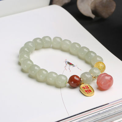 Natural Stone Agate And Crystal Beaded Bracelet Apatite And Lapis Lazuli Bracelet For Men And Women Gemstone Bracelets for Women and Men