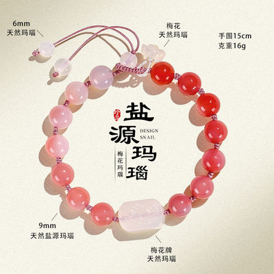 Wholesale Multiple Color Natural Stone Bead Bracelet Healing Stone Agate Tiger Eye Gem Charm Lucky Bead Charm Bracelet Women