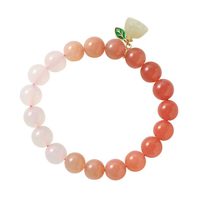 925 Sterling Silver Handmade Black Agate Red Agate Turquoise Beaded Bracelets Necklaces For Women Girls Fine Jewelry