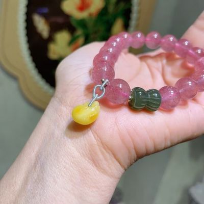 Agate Crystal Bracelet Yoga Bracelet Genuine Gemstone Energy Healing Beaded Hand Bangle 7A Yellow Tiger Eye Stone Green Agate Citrine Mixed Bracelet