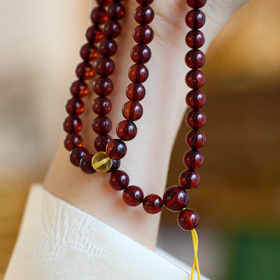 Super Fine Quality Baltic Amber Round Cabochon Beads Bracelet Genuine Loose Gemstone Jewelry Handmade Jewelry For All