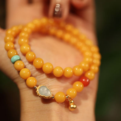 Newest Fashion Design Amber Natural Gemstone Healing Crystal Beads Bracelets Blue Pink Quartz Beaded Bracelet For Women Gifts