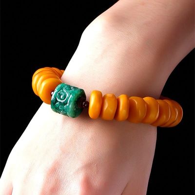 Energy Volcanic Beaded Bracelet Men Women 7 Chakra Balance Reiki Healing Bangle Lava Buddha Prayer Yoga Ball Amethyst Amber