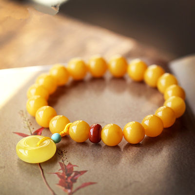 Jewellery Beeswax Amber Blood Pearl Bracelet Trend New Design Amber Stone Handmade Rosary Beads-66 Acrylic Muslim Prayer Beaded Bracelets Tesbih Islamic Tasbeeh Gift Unisex