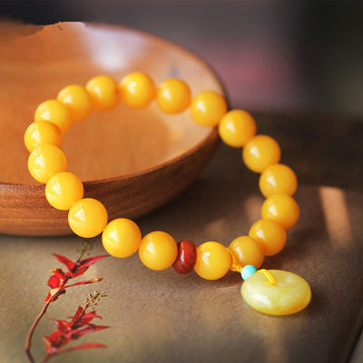 Jewellery Beeswax Amber Blood Pearl Bracelet Trend New Design Amber Stone Handmade Rosary Beads-66 Acrylic Muslim Prayer Beaded Bracelets Tesbih Islamic Tasbeeh Gift Unisex