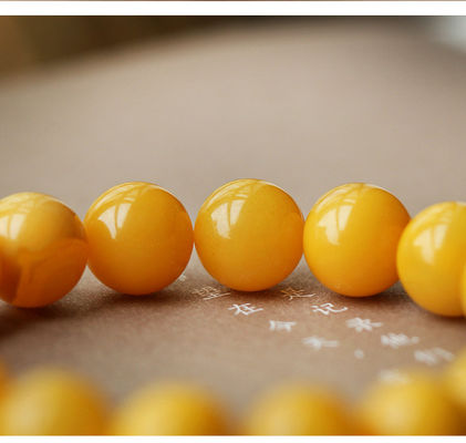 Natural Amber European Bracelet Design Yellow Amber Bracelet Amber With Stainless Steel Tassel Muslim Prayer Worship Ramadan Tesbih Bracelet Islamic Gifts Beads