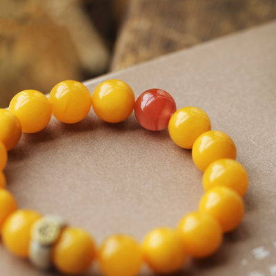 Natural Amber European Bracelet Design Yellow Amber Bracelet Amber With Stainless Steel Tassel Muslim Prayer Worship Ramadan Tesbih Bracelet Islamic Gifts Beads