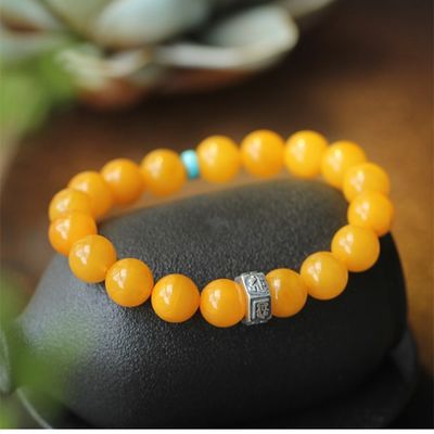 Newest Fashion Design Amber Natural Gemstone Healing Crystal Beads Bracelets Blue Pink Quartz Beaded Bracelet For Women Gifts