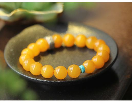 Newest Fashion Design Amber Natural Gemstone Healing Crystal Beads Bracelets Blue Pink Quartz Beaded Bracelet For Women Gifts