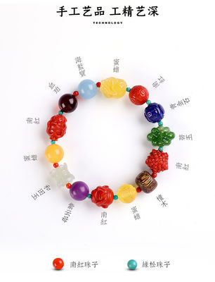 Handmade Bracelet Jewelry Yellow Resin Amber Red Thread String Bracelets Islamic Rosary Muslim Sibha Resin Rosary