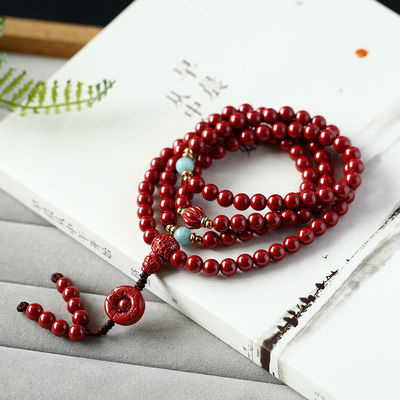 Bead Cinnabar Feng Shui Bracelet – Lucky Charm For Wealth And Good Fortune, Symbolizing Protection And Blessings, Great Gift.