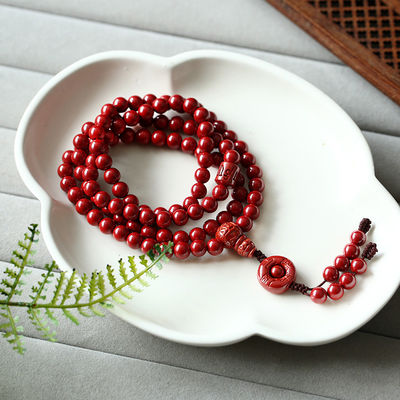 Bead Cinnabar Feng Shui Bracelet – Lucky Charm For Wealth And Good Fortune, Symbolizing Protection And Blessings, Great Gift.