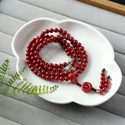 Bead Cinnabar Feng Shui Bracelet – Lucky Charm For Wealth And Good Fortune, Symbolizing Protection And Blessings, Great Gift.
