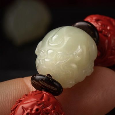 Feng Shui Amulet Red Pi Xiu Cinnabar Bracelet Prosperity Red Bead Bracelet With Charm Pi Yao Natural Stone Beads Bracelet Attract Wealth Money And Good Luck