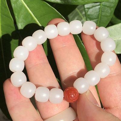 Jade (Nephritis) Bracelet With 8 And 10 Mm Round Beads, Jade Bracelet Genuine Hetian Jade Bracelet Natural Gradient Color Nephrite Hetian Jade Beaded Bracelet for Women and Men