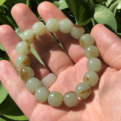Trend Jewelry Fashion Silver Gold Chain Cute Butterfly Pendant Nephrite Jade Bracelet Bangles For Women Nephrite jade crystal bead bracelet Beads for Souvenir Gift