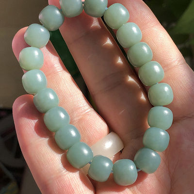 Trend Jewelry Fashion Silver Gold Chain Cute Butterfly Pendant Nephrite Jade Bracelet Bangles For Women Nephrite jade crystal bead bracelet Beads for Souvenir Gift