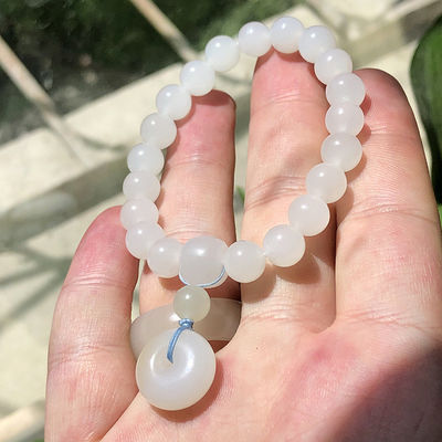Jade Bracelet Sheep Fat Jade Bracelet Female Style Hetian Nephrite Gemstone White Jade Bracelet Bangles Bracelet Gemstone Women Colorful Natural Wholesaler