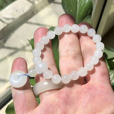 Jade Bracelet Sheep Fat Jade Bracelet Female Style Hetian Nephrite Gemstone White Jade Bracelet Bangles Bracelet Gemstone Women Colorful Natural Wholesaler
