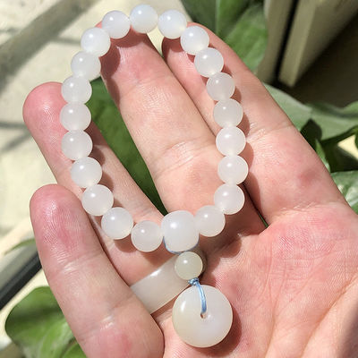 Jade Bracelet Sheep Fat Jade Bracelet Female Style Hetian Nephrite Gemstone White Jade Bracelet Bangles Bracelet Gemstone Women Colorful Natural Wholesaler