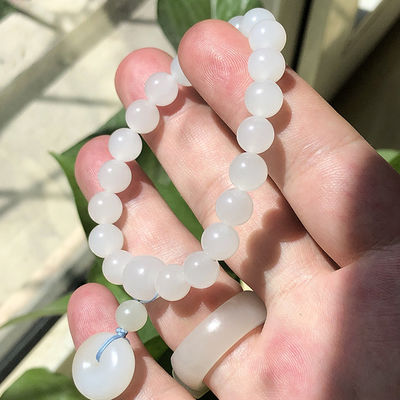 Jade Bracelet Sheep Fat Jade Bracelet Female Style Hetian Nephrite Gemstone White Jade Bracelet Bangles Bracelet Gemstone Women Colorful Natural Wholesaler