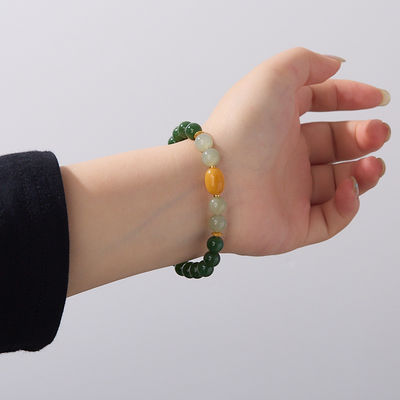 Natural Real Nephrite Green Jasper Jade Bangle Charm Adult Bangles Bangles High Quality All Natural Material Gold Plated Jewelry Hot Selling Polished Nephrite Bracelet Fashion Accessory